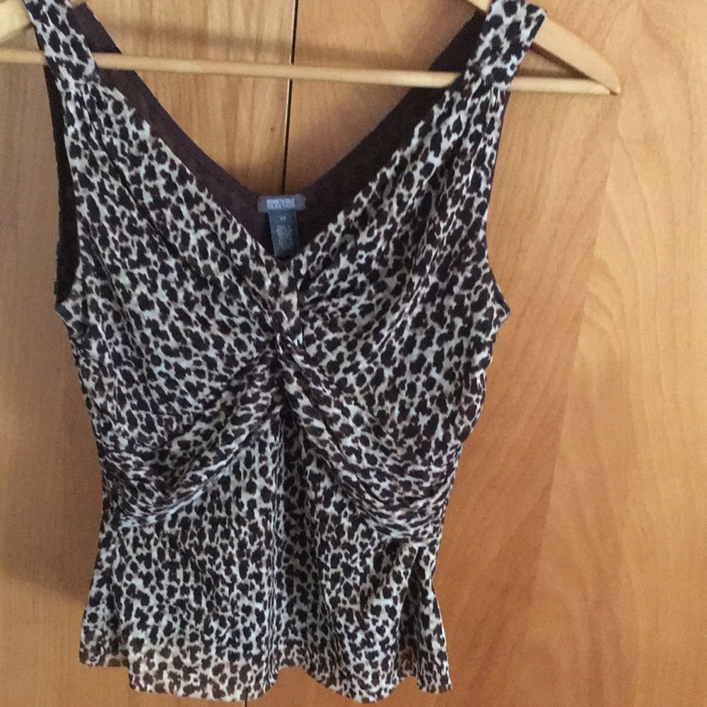 Animal print top